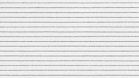 Seamless lined paper texture notebook ruled lines background Stock Footage 345198964