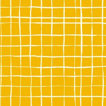 Seamless lined pattern. Vector hand drawn ink lines. Checkered pattern Stock Illustration