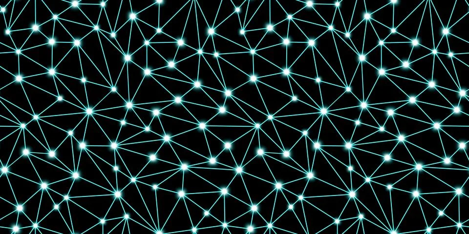 Seamless lines and dots pattern background Stock Illustration