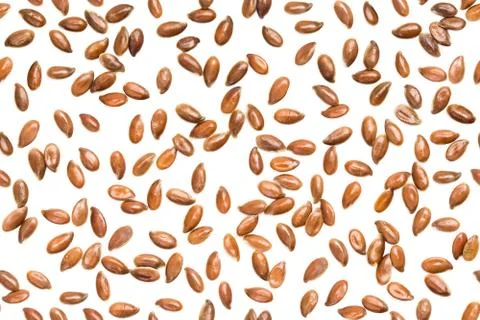 Seamless linseed background Stock Photos