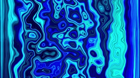 Seamless liquid marble texture pattern. Mixture of black white Stock Footage 231905045