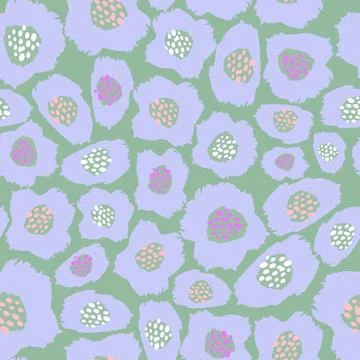 Seamless little flowers pattern background , greeting card or fabric Stock Illustration