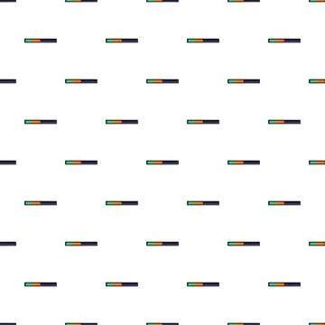 Seamless loading bar digital progress indicator pattern Stock Illustration