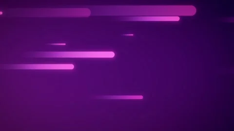 Seamless loop of 2D animation of glowing horizontal lines streaming across Video stock 242429277