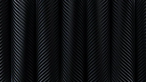 Seamless Loop 3D Abstract Animation Background with Black Helios Gears Stock Footage 319523516