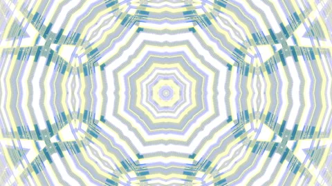 Seamless loop of a 3D mandala kaleidoscope for meditation. Stock Footage 310255292