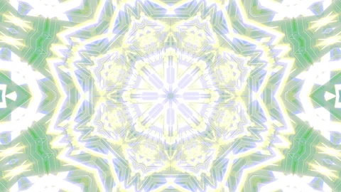Seamless loop of a 3D mandala kaleidoscope for meditation. Stock Footage 310793211