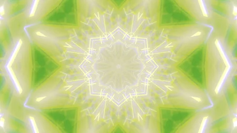 Seamless loop of a 3D mandala kaleidoscope for meditation. Stock Footage 311127053