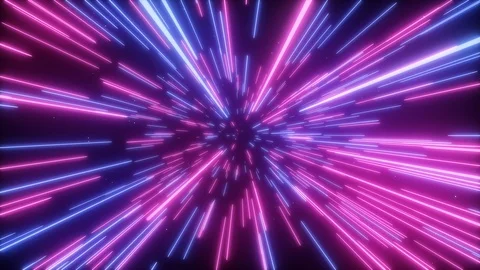 Seamless loop 4k cg cnimation of abstract creative cosmic background. Hyper jump Stock Footage 106036692