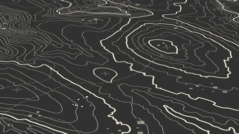 Seamless loop 4k topographic map animati... | Stock Video | Pond5