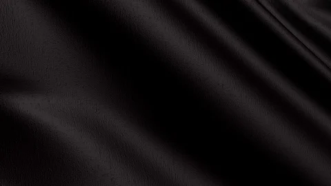 Seamless Loop 4K VDO. Empty black flag and copy space for advertisement. Mock Video stock 129577420