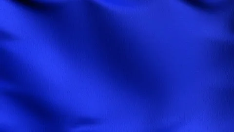 Seamless Loop 4K VDO. Empty blue flag and copy space for advertisement. Mocku Video stock 147243096
