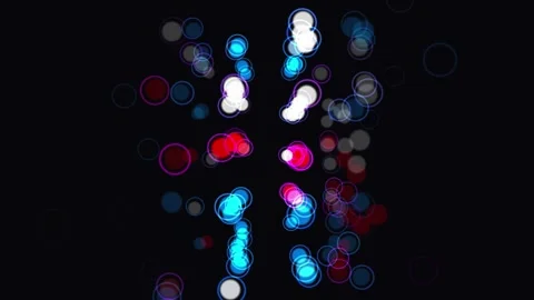 Seamless loop abstract background, beautiful multi-colored circles. Stock Footage 134595271