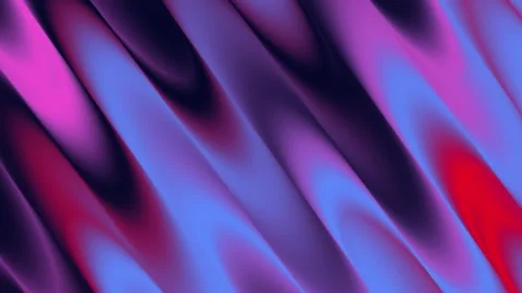 Seamless loop abstract background with flowing purple and blue liquid waves Stock Footage 348270656
