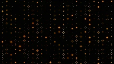 Seamless loop abstract background with glowing luxury golden stars. 4k Stock Footage 133530803