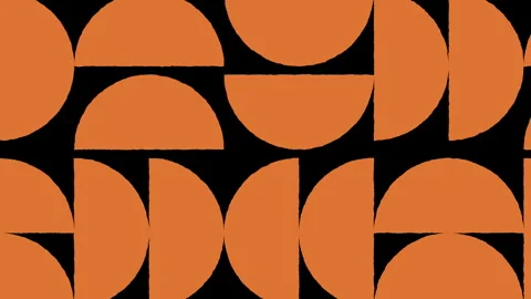 Seamless loop abstract background with half circles. Stock Footage 316783626