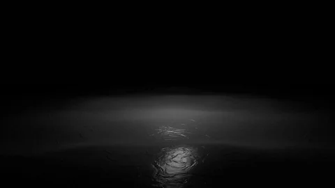 Seamless loop Abstract of black sails water on black background 스톡 동영상 73680725