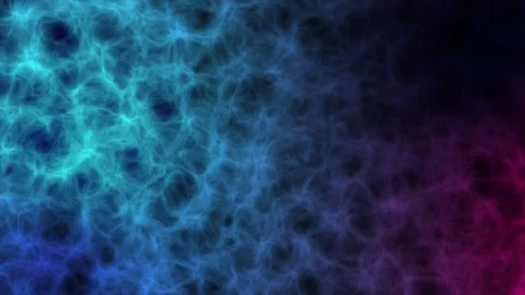 Seamless loop abstract blue liquid motion background with soft glowing light Stock Footage 348272694