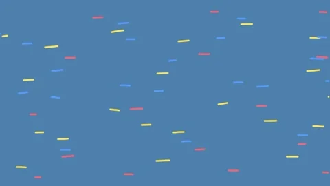 Seamless loop abstract colorful pattern background animation of flying lines Stock Footage 146259570