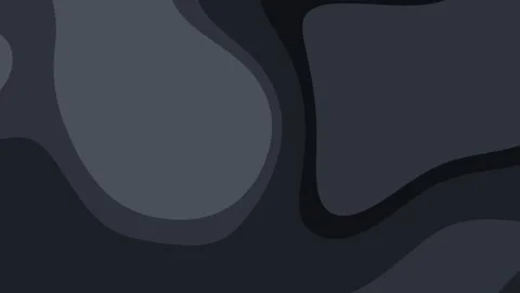 Seamless Loop of Abstract Dark Grey Fluid Wavy Shapes Background Stock Footage 325641065