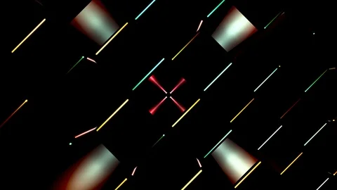  Seamless loop abstract of dark metalic with colorful backlight Stock-Footage 124808678