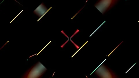 Seamless loop abstract of dark metalic with colorful backlight Stock-Footage 124808707