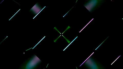  Seamless loop abstract of dark metalic with colorful backlight Vídeos de archivo 124808924