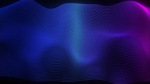 Seamless loop of abstract fluid waves Video stock 346143493