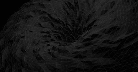 Seamless Loop - Abstract Futuristic Black Hole Stock Footage 67485106