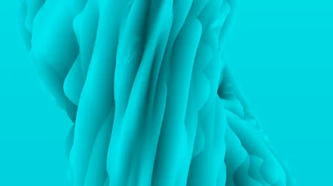 Seamless Loop - Abstract Futuristic Blue Liquid Curve Video stock 67514894