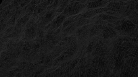 Seamless Loop - Abstract Futuristic Line Ocean Waves Stock Footage 67552150