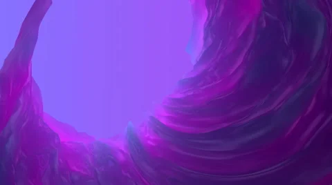Seamless Loop - Abstract Futuristic Liquid Shape Stock Footage 67511630
