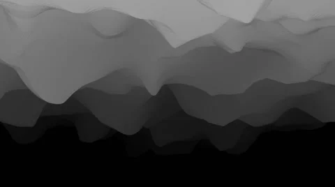 Seamless Loop - Abstract Futuristic Liquid Shape Stock Footage 67549617