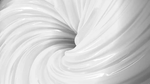 Seamless Loop - Abstract Futuristic White Liquid Stock Footage 67510335