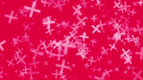 Seamless loop abstract geometric background with motion crosses. Stock Footage 84933627