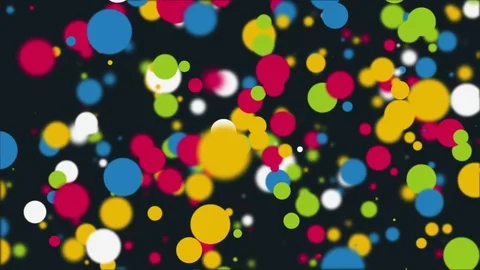 Seamless loop abstract geometric background with motion circles. Stock Footage 84934162