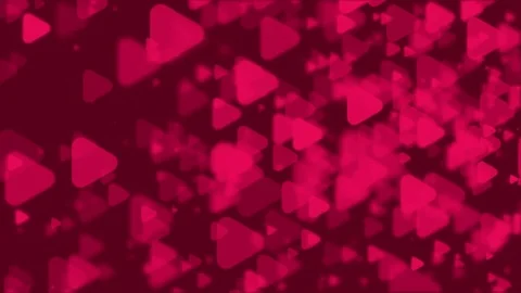 Seamless loop abstract geometric background with motion triangles. Stock Footage 84935888