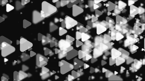 Seamless loop abstract geometric background with motion triangles. Stock Footage 84937509