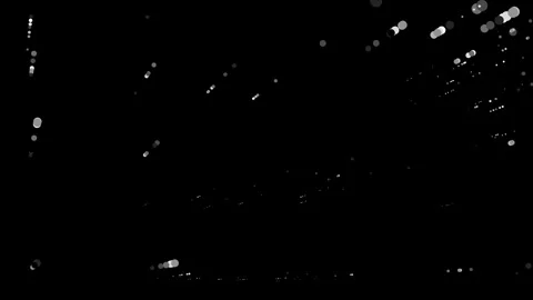 Seamless loop abstract Greyscale Dot Pattern on Black Background.  Stock Footage 279137132