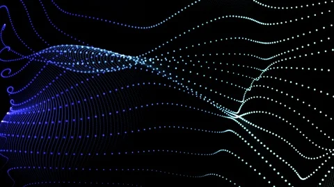 Seamless Loop Abstract Motion Background With Glowing Defocused Particles Stock Footage 122937450