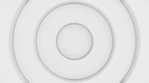 Seamless loop of an abstract pattern of white circles animation Stock Footage 160833303