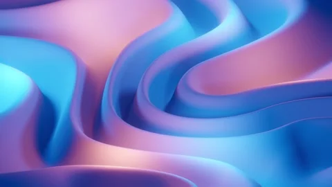 Seamless Loop Abstract Satisfying Animation Waves Stock Footage 131236570