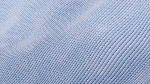 Seamless loop of abstract soft light blue patterned surface slowly waving a.. Vidéo 327342735