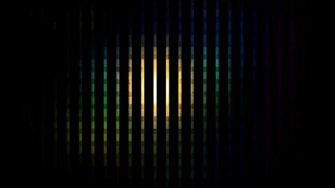 Seamless loop abstract vertical lines with glowing colorful light beams Stock Footage 348271053