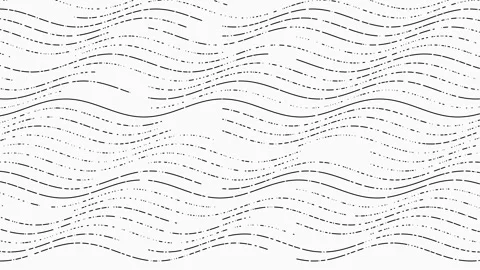 Seamless loop Abstract Wavy Line on White Background.  Stock Footage 277391366