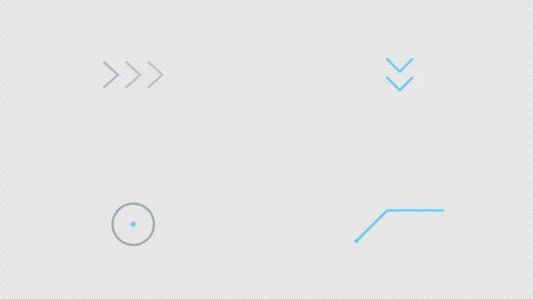 Seamless loop alpha channel transparency futuristic hud interface elements with Stock Footage 348846639