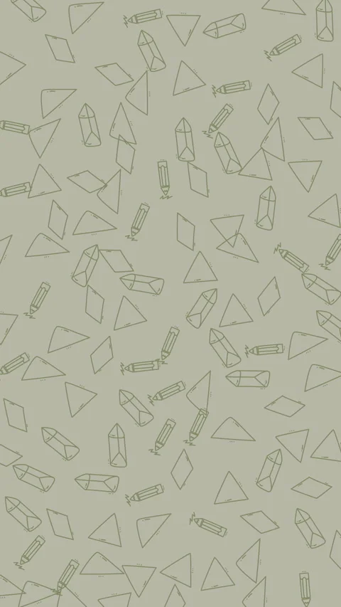 Seamless loop of animated abstract geometric shapes with dotted outlines on.. Stock-Footage 338376725