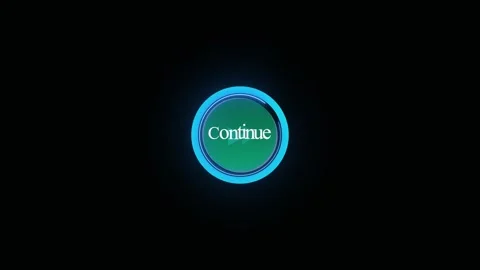 Seamless loop animated neon glow continue button for u i u x design and dig.. Stock Footage 321587157