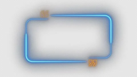 Seamless loop animated speech bubble with neon line color 4K video motion Video stock 261138436