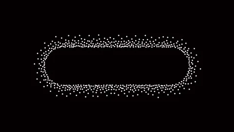 Seamless loop animated stippled pattern  frame Video stock 243934280